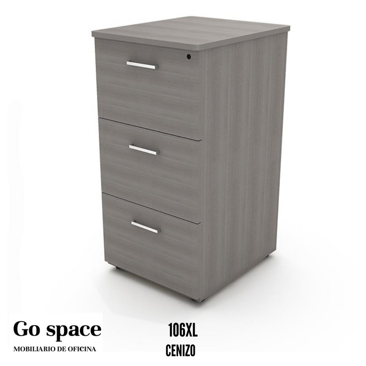 Archivero vertical 106XL de 3 gavetas