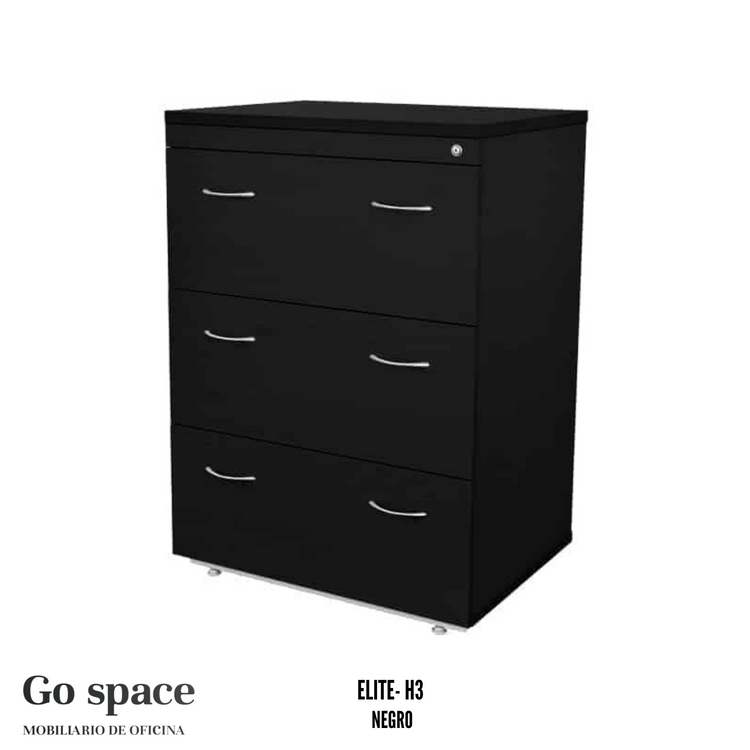 ARCHIVERO HORIZONTAL ELITE 3 GAVETAS IMPORTADO