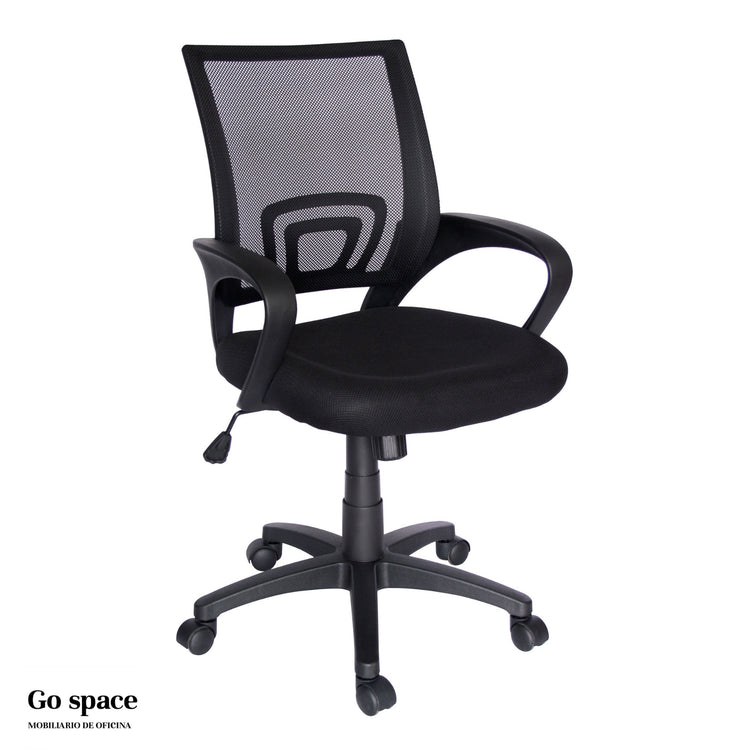 SILLA OPERATIVA ECOCHAIR NEGRA