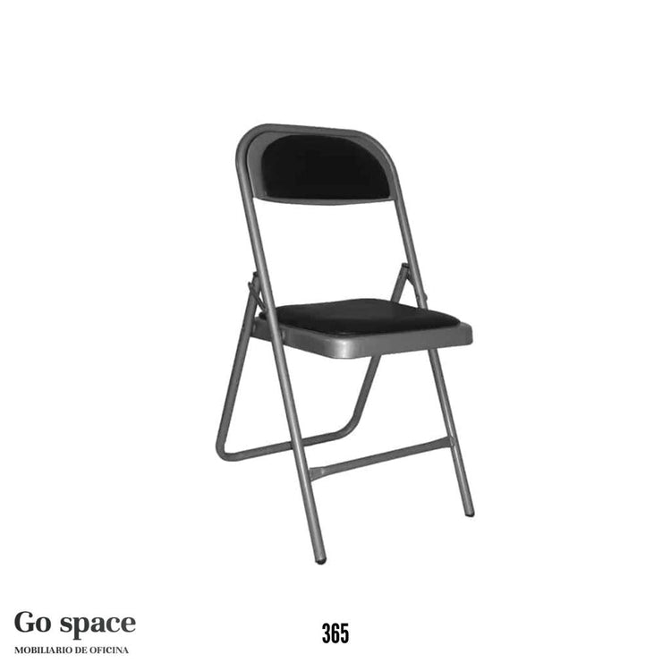 SILLA METÁLICA PLEGABLE ACOJINADA