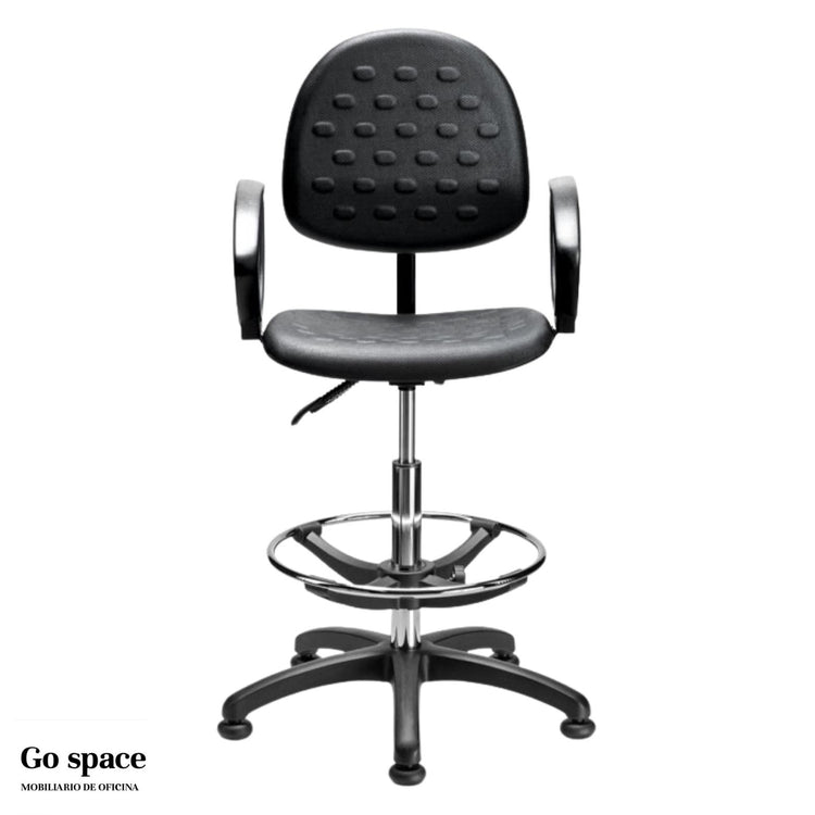 SILLA LABORATORIO CON BRAZOS ALTA 1950 AC