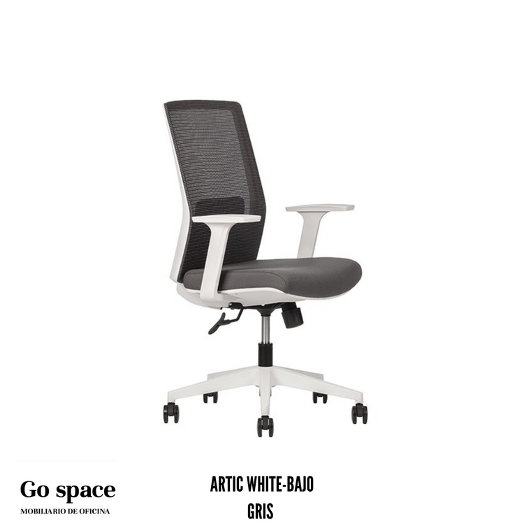 SILLA ARTIC WHITE RESPALDO BAJO