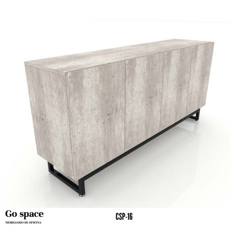 CREDENZA SLIM 4 PUERTAS 16MM