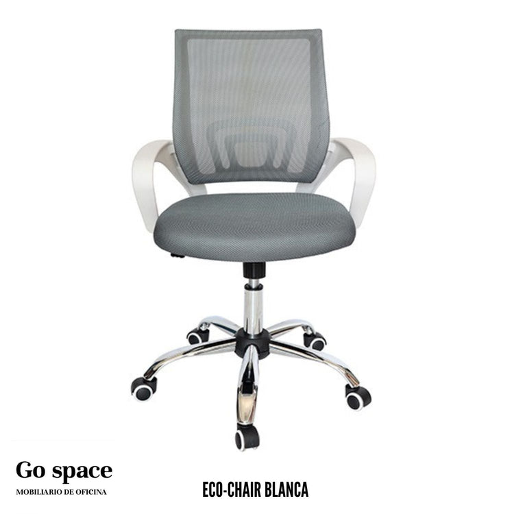 SILLA OPERATIVA ECOCHAIR BLANCA