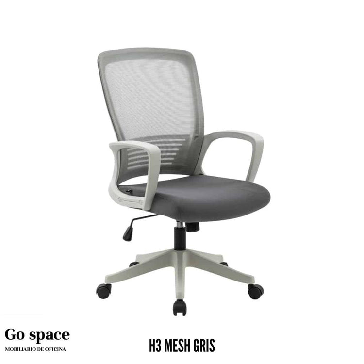 SILLA OPERATIVA H3 GRIS