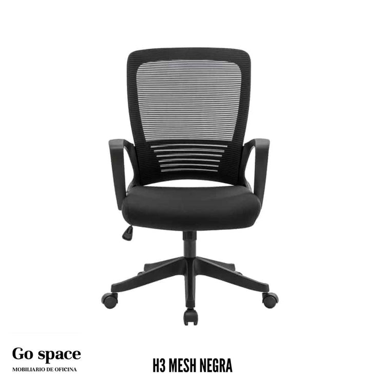 SILLA OPERATIVA H3 NEGRA