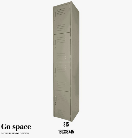 LOCKER METÁLICO 4 PUERTAS GRANDE