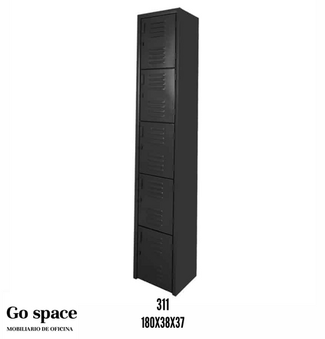 LOCKER METÁLICO 5 PUERTAS CHICO