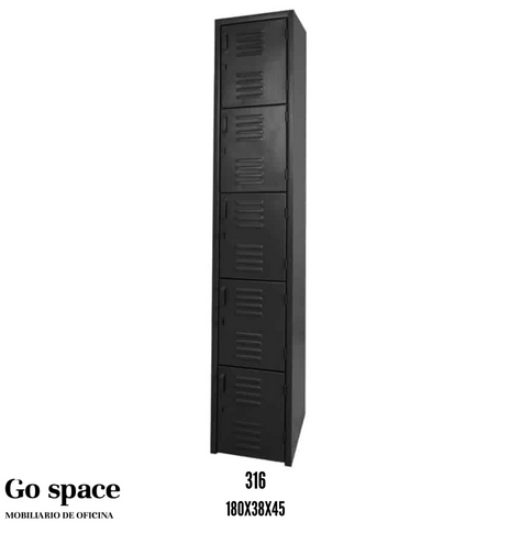 LOCKER METÁLICO 5 PUERTAS GRANDE
