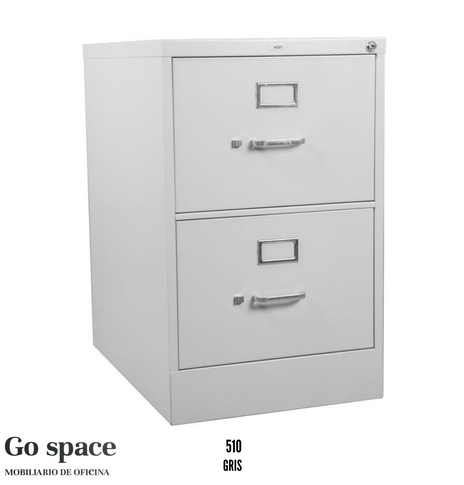 Archivero vertical 510 de 2 gavetas Metalico