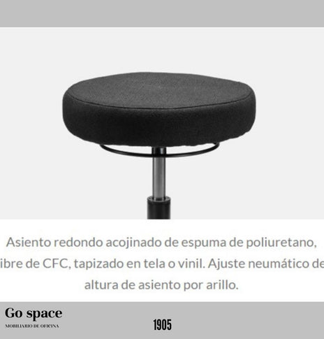 BANCO GIRATORIO TAPIZADO 1905