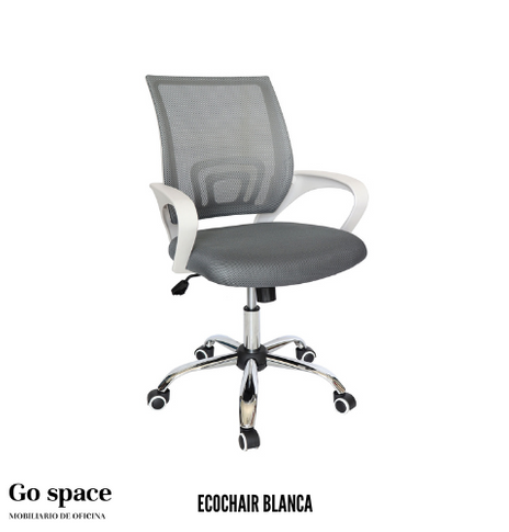 SILLA OPERATIVA ECOCHAIR BLANCA