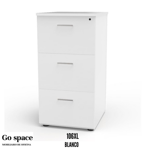 Archivero vertical 106XL de 3 gavetas