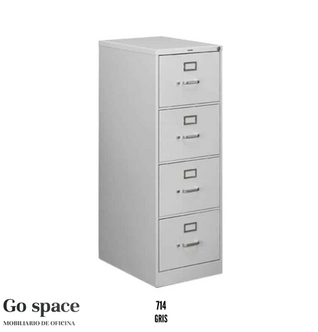 Archivero contra incendio vertical de 4 gavetas Metálico 