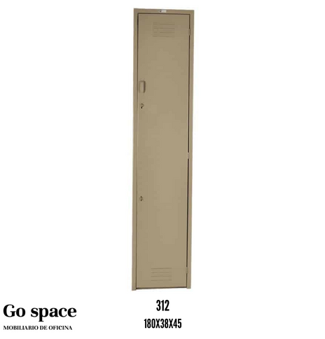 LOCKER METÁLICO 1 PUERTA GRANDE