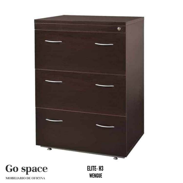 ARCHIVERO HORIZONTAL ELITE 3 GAVETAS IMPORTADO