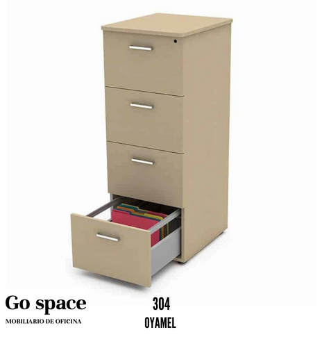 Archivero vertical 304 de 4 gavetas