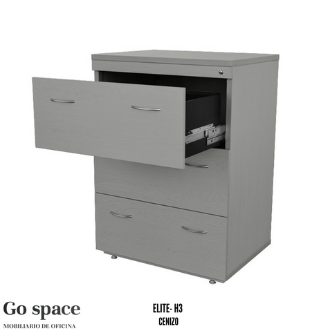 ARCHIVERO HORIZONTAL ELITE 3 GAVETAS IMPORTADO