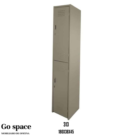 LOCKER DE 2 PUERTAS METÁLICO GRANDE