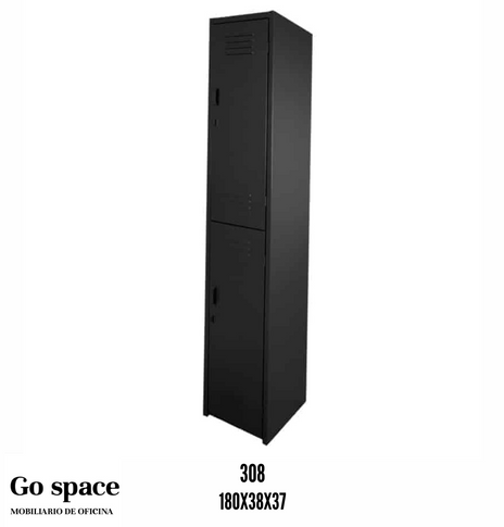 LOCKER DE 2 PUERTAS METÁLICO CHICO