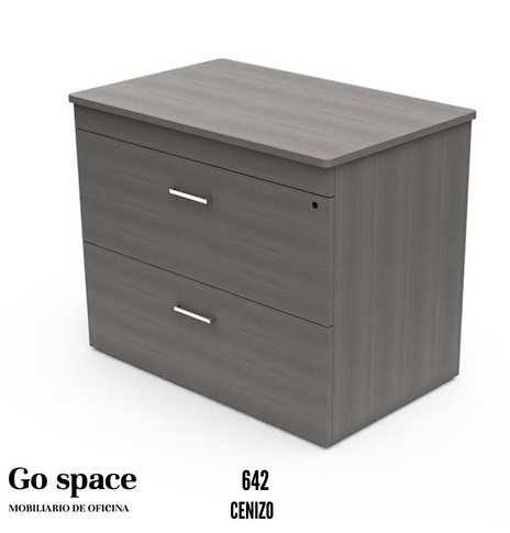 Archivero horizontal 642 de 2 gavetas 