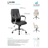 SILLÓN SEMIEJECUTIVO E-510