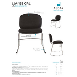 SILLA DE VISITA A-135CRL