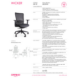 SILLA SEMI EJECUTIVA WICKER