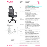 SILLA EJECUTIVA WICKER