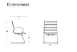 SILLA VISITA RE-1755N/NG