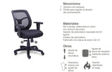 SILLON SEMIEJECUTIVO RESPALDO BAJO RE-1500