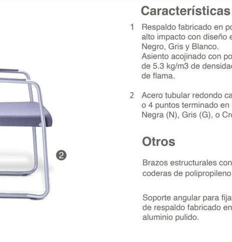 SILLA VISITA RE-790/C