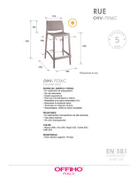 SILLA RUE COUNTER STOOL