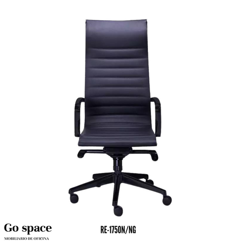 SILLA EJECUTIVA RE-1750 NEGRA