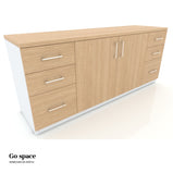 CREDENZA CON CAJONES