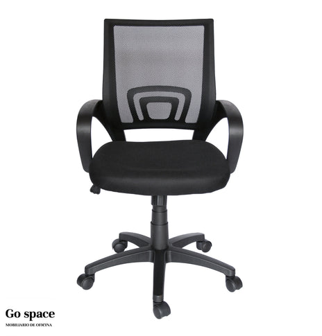SILLA OPERATIVA ECOCHAIR NEGRA