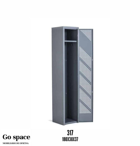 LOCKER PERFORADO METÁLICO 1 PUERTA CHICO