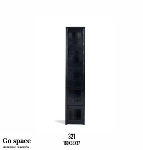 LOCKER METÁLICO PERFORADO 5 PUERTAS CHICO