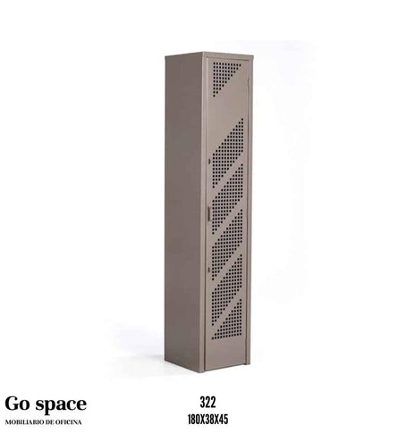 LOCKER PERFORADO METÁLICO 1 PUERTA GRANDE