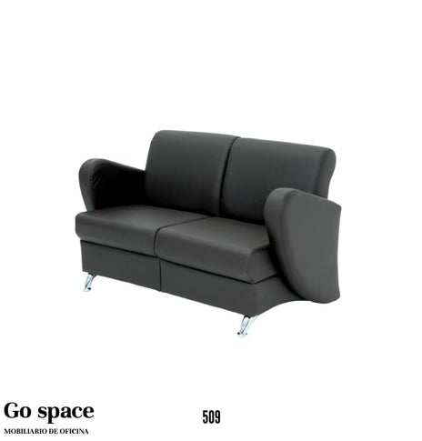 Sofá Alce de 2 plazas, en piel