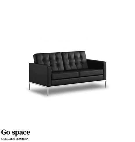 Sofá Braun de 2 plazas, en vinipiel