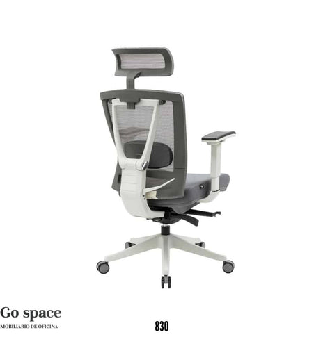 SILLA EJECUTIVA H1, GRIS