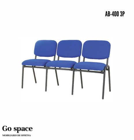 BANCA DE VISITA 3 PLAZAS