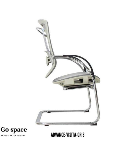 SILLA VISITA ADVANCE GRIS