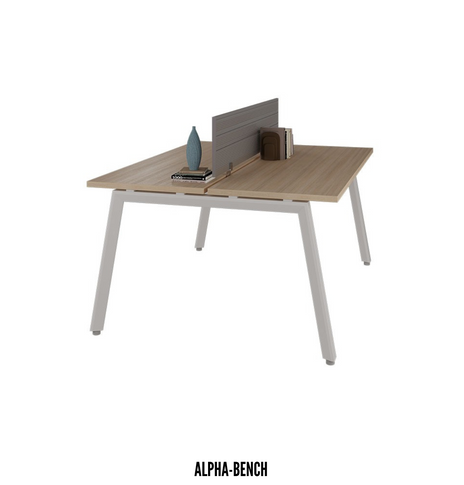 ESCRITORIO BENCH DOS PERSONAS ALPHA