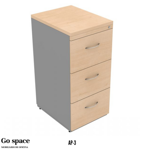 ARCHIVERO VERTICAL 3 GAVETAS