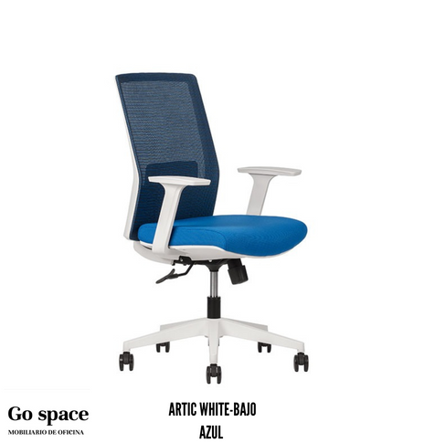 SILLA ARTIC WHITE RESPALDO BAJO