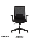 SILLA ARTIC BLACK RESPALDO BAJO