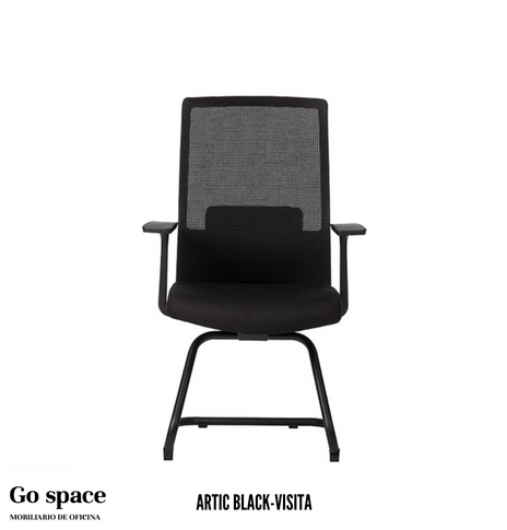 SILLA VISITA ARTIC BLACK