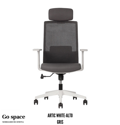 SILLA ARTIC WHITE RESPALDO ALTO